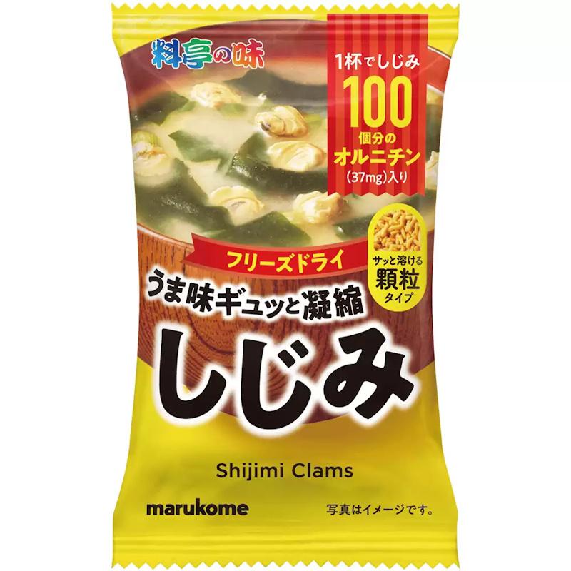 マルコメ フリーズドライ 顆粒みそ汁 料亭の味 しじみ 8g×80個