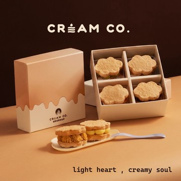 🚚3日出貨☁️🩷濃純七夕🩷｜｜【鮮奶油有限公司CreamCo. 】雲朵達克瓦茲【4入綜合組】｜送禮首選、七夕、生日禮、告白禮
