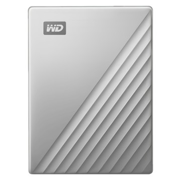 Western Digital 威騰 My Passport Ultra for Mac 行動硬碟 2.5吋 Type-C 1個  4TB  銀色