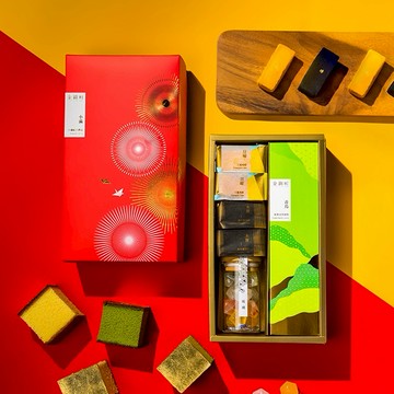 【金錦町】小滿禮盒-青鳥(抹茶)+鳳梨酥+琥珀糖