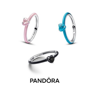 [客製化卡片]送禮首選｜收禮人可自選規格🩷🩵🖤【Pandora官方直營】脈輪之心戒指-三款任選。生日禮物。紀念日