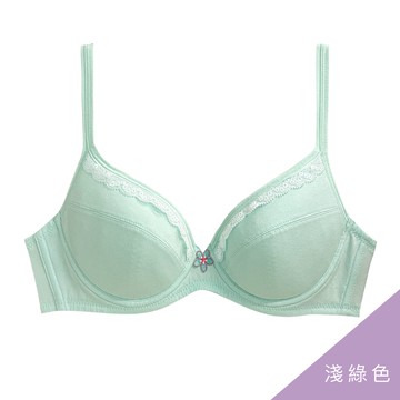 【玳蕾綺】天然棉質少女內衣 / 淺綠