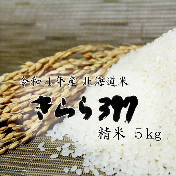 新米 米5kg お米 北海道米 きらら３９７ 白米 5kg 令和５年産 送料無料