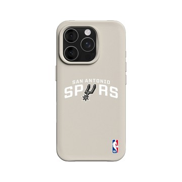 iPhone 16 Pro SolidX 貝殼灰 - NBA - Logo-聖安東尼奧馬刺 San Antonio Spurs - Light