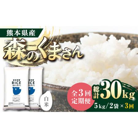 ふるさと納税   森のくまさん 白米 10kg(5kg×2袋)お米 コメ 熊本 特A 精米 ごはん 特産.. 熊本県山鹿市