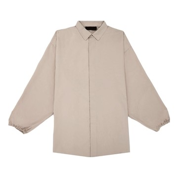 Fear of God Essentials FW23 Button Down Shirt 'Silver Cloud'