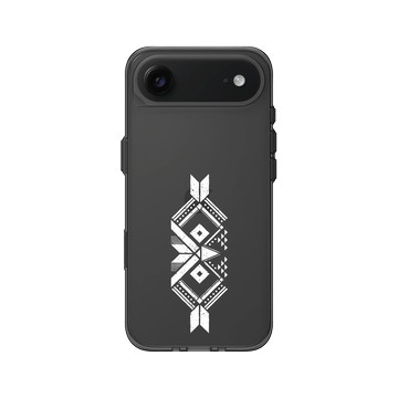 iPhone Air Clear (相機按鈕) 酷墨灰 - 花生騷 WasangShow - 幾何貓頭鷹之眼