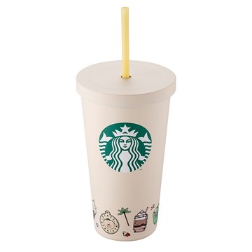 星巴克海灘時光不鏽鋼TOGO冷水杯
