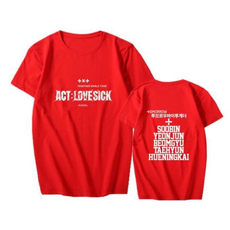 エンタメ/ホビーTXT ACT : LOVE SICK S/S T-SHIRT 新品