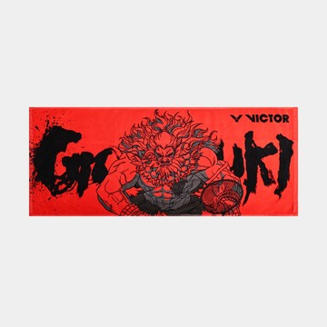 VICTOR x Street Fighter 快打旋風聯名系列運動毛巾 TW2607STF D/緋雲紅
