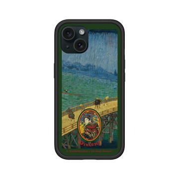 iPhone 15 Mod NX 黑 - Van Gogh Museum - 雨中橋 - 畫框