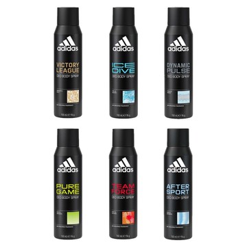 Adidas愛迪達 男性香體噴霧150ml 6款味道可選 體香噴霧