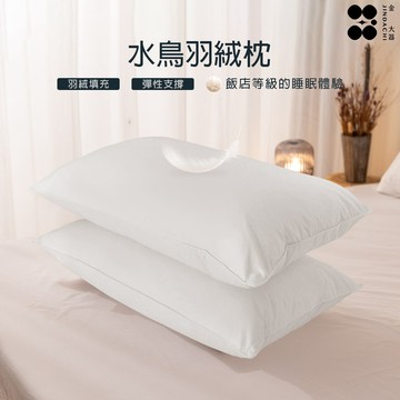 【 金大器 】100%水鳥羽絨枕（一入）