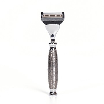 【FREED】蝕刻系列 - 五刀式刮鬍刀 - 蝕刻雕花鍍鎳版 客製化 刻字 送禮 生日 男生 男性 禮物推薦 交換禮物