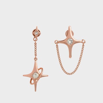 極星不對稱耳墜