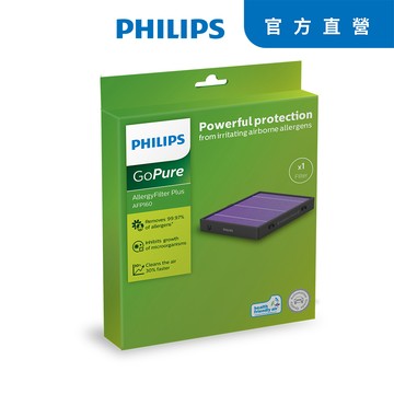 PHILIPS 車用除菌空氣清淨機極淨過敏濾網組一入AFP120