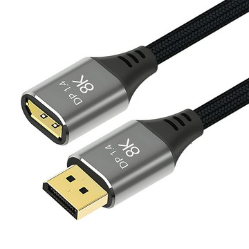 DP延長線公對母dp1.4版雙向通用8K60hz高清電腦Displayport轉接線【宜家良品百貨】