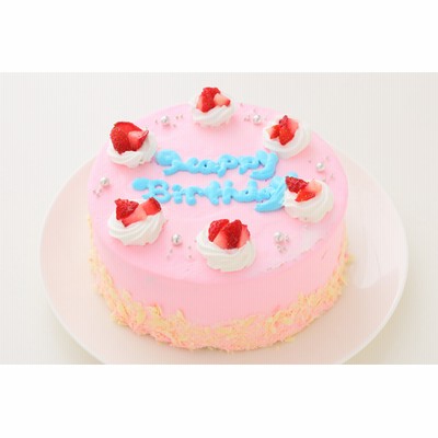 可愛いピンクのショートケーキ 3号 いちご 生クリーム 9cm 通販 Lineポイント最大get Lineショッピング