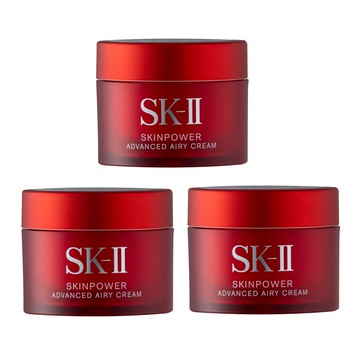 (免運)【SK-II】致臻肌活能量活膚霜(輕盈版)15g 三入組 公司貨