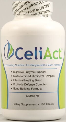 CeliAct Optimizing Nutrition for People with Celiac Disease 180 Tablets