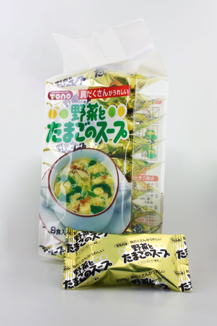 トーノー たまごスープ「野菜とたまごのスープ9袋入」×6袋セット