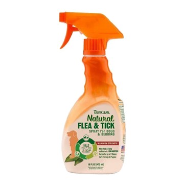 TropiClean 蚤蜱逃-驅蚤噴劑 16FL OZ(473ml)