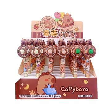 卡皮巴拉 幸運轉盤中性筆(隨機出貨)