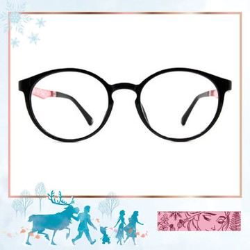 Frozen Ⅱ ★魔法森林探險去 粗圓框眼鏡▼憂鬱黑
