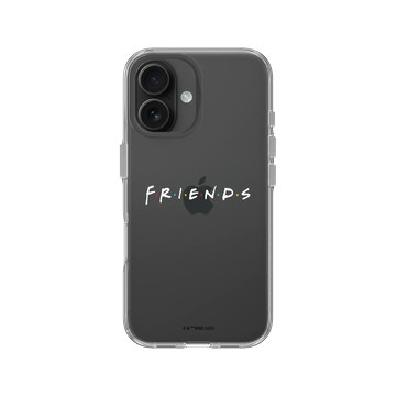 iPhone 16 Clear 透明 - Friends - 六人行Logo(白）