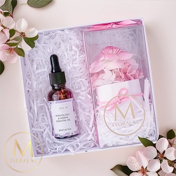 加州落日花園香氛花禮盒(贈送5ml香氛油)