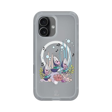 iPhone 17 AirX 流變灰 - 迪士尼-經典系列 Disney Classics - 愛麗絲夢遊仙境 - 牡蠣寶寶珊瑚場景
