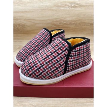 新款老北京布棉鞋女冬季居家室內外穿加厚絨防滑民族風高幫保暖鞋