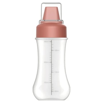 E.dot 擠壓式莎拉佐醬料罐 分裝瓶 19x7.3cm PE PP PC 單孔白 五孔灰 五孔紅  1個  350ml