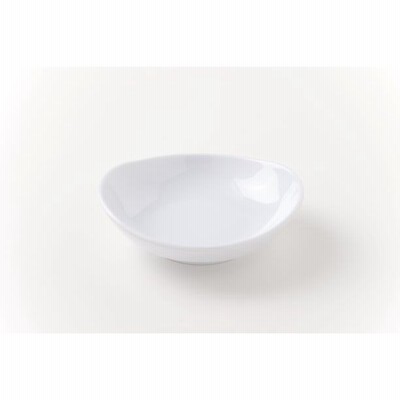 楕円小皿(中)　白