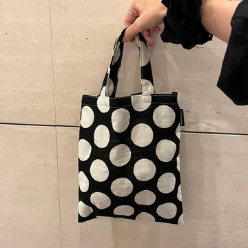 書本袋 (圓點 / 黑色)