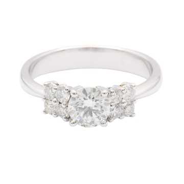 JEWELRY 無品牌珠寶 鑽石 18K白金 戒指 【二手名牌BRAND OFF】