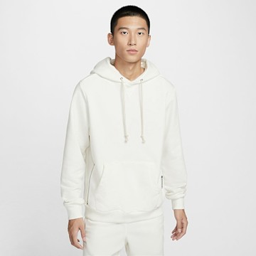 NIKE 長袖上衣 男款 帽T 運動 毛圈布 AS M NK DF SI PO HD 米白 FZ0219-133