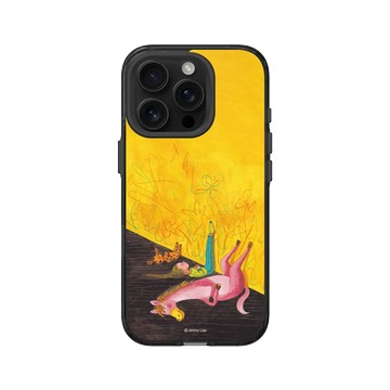 iPhone 16 Pro Clear (相機按鈕) 酷墨灰 - 幾米 Jimmy Liao - 我的錯都是大人的錯-塗鴉