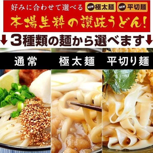 選べる3種（通常麺 極太麺 平切り麺）讃岐製麺所直送 生うどん6人前（300g×2P）メール便 [だし付き]  送料無料