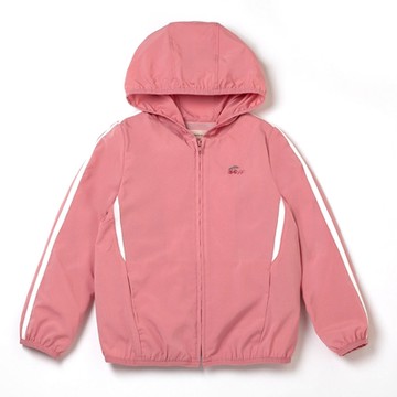 PIPPY 透氣運動風衣外套-粉 下5折