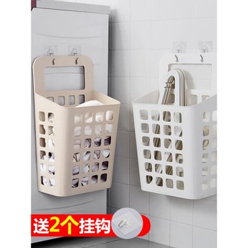 浴室壁掛式臟衣籃鏤空臟衣服籃子收納筐衛生間收納籃污衣籃臟衣簍
