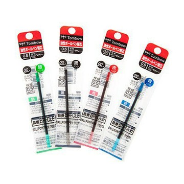 日本 TOMBOW 蜻蜓 BR-CLE 0.5mm 油性筆芯 替芯 3色 / 4色功能筆替芯【APP滿額下單4%點數(單一帳號最高1000點)】7/31止