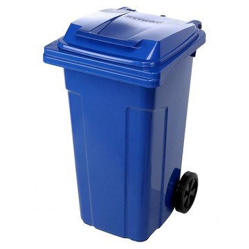 KEYWAY 聯府 環保社區輪式垃圾桶120L PSW120-3  藍色  1層