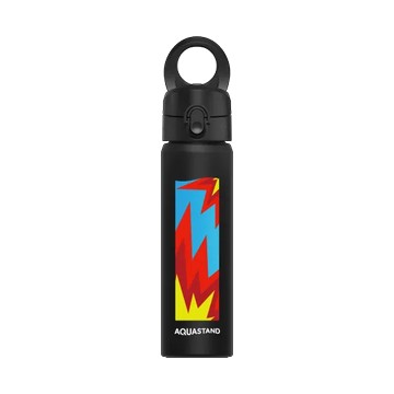 磁吸水壺 AquaStand 不鏽鋼 700cc - 附吸管 黑 - Editors' Picks: Summer Vibes - 蹦！
