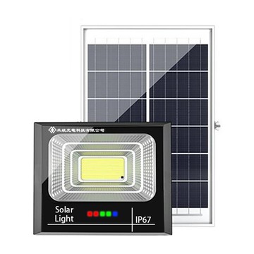 禾統300w led智能太陽能人體感應燈 遙控定時 太陽能分體式壁燈 太陽能燈