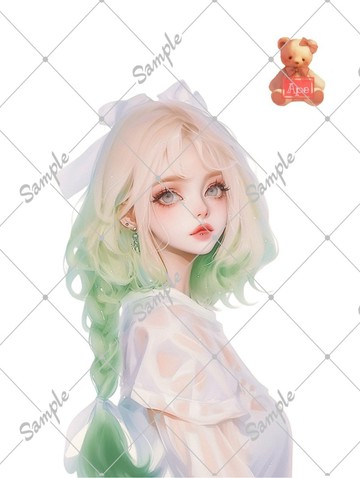 原創人物貼紙 裝飾貼紙 內含5枚