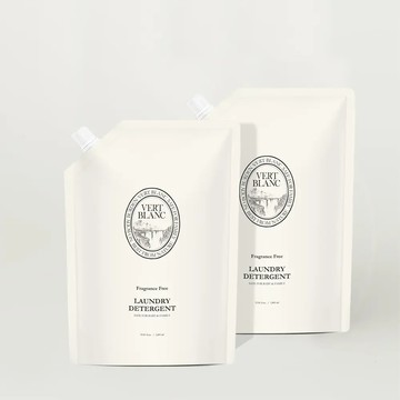 V天然衣物清潔液補充裝無香味2入