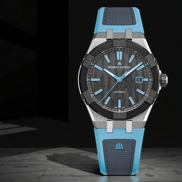 Maurice Lacroix 艾美錶 AIKOINC 陶瓷圈雙色錶帶日期機械錶-43mm AC6008-SSL40-331-4