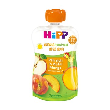 HiPP 喜寶 生機水果趣-香芒蜜桃100g★衛立兒生活館★