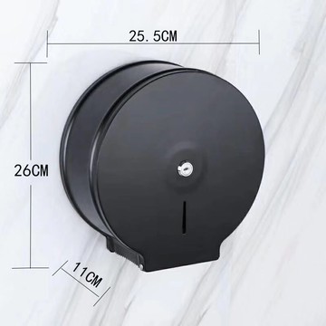 免運 可開發票 大卷紙盒不銹鋼酒店公共衛生間廁所壁掛式防水大盤紙巾架廁紙盒